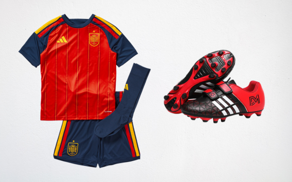 giay va trang phuc bong da cho tre